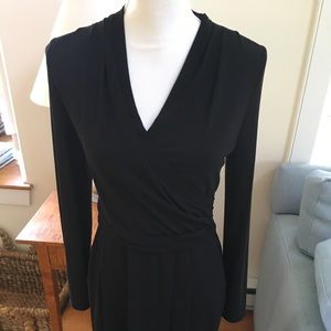 NWTO. Armani white label black dress. Size 10.